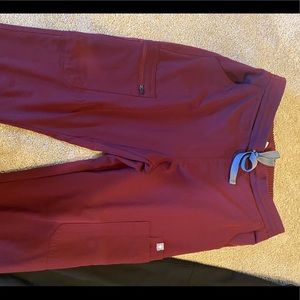 Fig extra small- tall skinny yola scrub bottom